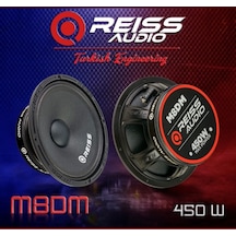 Reis-rs-m8dm Çifti 900 Watt 300w Rms Metal Kapaklı 20 Cm Midrange