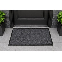 Kapı Önü 60x90 Cm Paspas- Gri Nem Alıcı Paspas- Kaydırmaz Taban Gri 60x90 Cm Çok Renkli