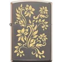 Zippo Floral Pattern Design Çakmak