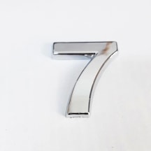 Mey İthalat Cemax 7 Rakamı 3,75 Cm Krom Yapışkanlı