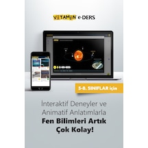5. Sınıf Fen Bilimleri Online Eğitim Seti (e-Ders) | İnteraktif Deneyler ve 3D Animasyonlar