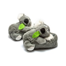 Twigy Twıgy Tw Koala Gri Kadın Hayvanlı Panduf 36/41 Gri