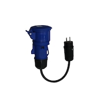 Hims Hcca-mm3216-f 3x2,5 Ttr 1/16a Fiş - 3/32a Priz 30cm Kablolu Dönüştürücü