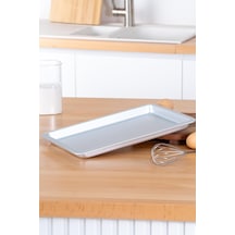Acar Mate Dikdörtgen Kurabiye Tepsisi - 38 Cm