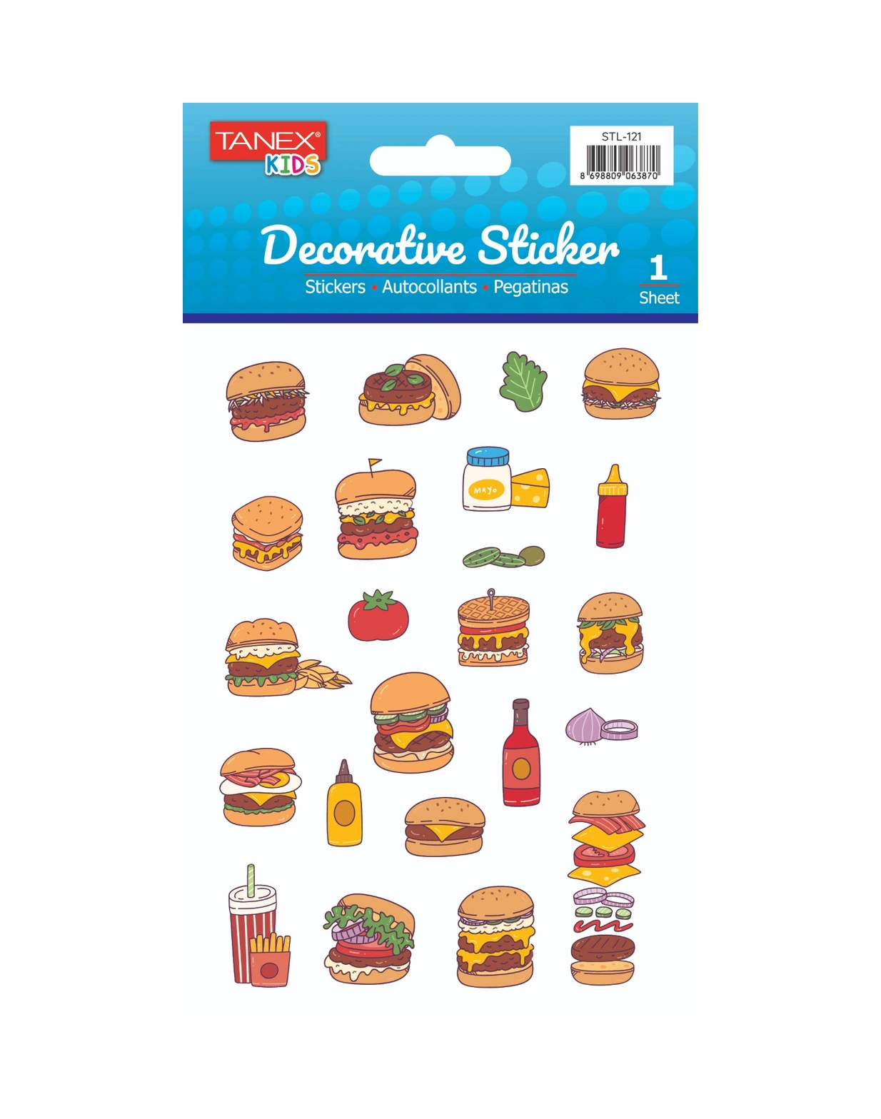 Tanex Hamburger Laklı Etiket Stl-121