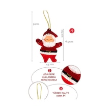 Waldern Yılbaşı Çam Ağacı Süsü Noel Baba 6'lı 6,5cm Diğer