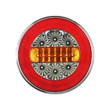 Ahmet Otomotiv Stop Lamba 24v Hamburger Neon Led Yuvarlak