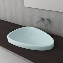Bocchi Etna Tezgahüstü Lavabo Mat Buz Mavisi 58 CM 1112-029-0125
