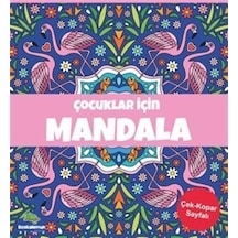 Çocuklar İçin Mandala Lacivert