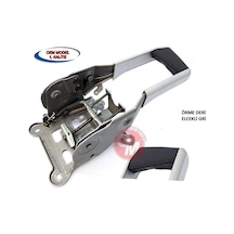 Gua El Fren Tabancası Kolu Gri Deri Elcekli Renault Megane Iı 02 08 Komple  Model 40440 8200321029 8200273002 8200540725