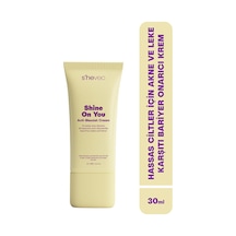 She Vec Shine On You Azelaik Asit Hassas Ciltler İçin Akne ve Leke Karşıtı Bariyer Koruyucu Krem 30 ML