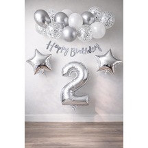 Kemik Folyo Balon Kemik Şekilli Balon Beyaz Genel