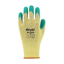 Beybi Pl550 Polyester Örme Lateks Yeşil Iş Eldiveni