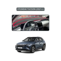 Hyundai Tucson 2021+torpido Koruma Halısı Gri Kenar