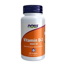 Now Vitamin D3 1.000 Iu 180 Kapsül