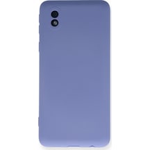 Samsung Galaxy Uyumlu   A01 Core Kılıf Nano İçi Kadife Silikon - Lila
