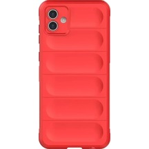 Newface Samsung Galaxy A06 Kılıf Optimum Silikon - Kırmızı