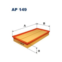 FILTRON AP149 HAVA FİLTRESİ VOLVO 850-C70-S70-V70