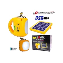 Powermaster Şarjlı Solar Aydınlatma Seti Tek Panelli