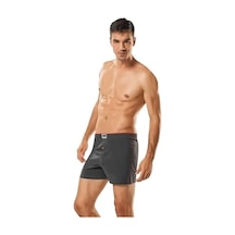 Tutku 9 Lu Erkek Penye Düğmeli Boxer - Lacivert - Xl-4 001