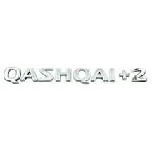 Qashqaı+2 Arka Bagaj Yazısı Siyah
