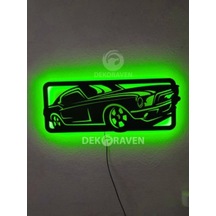 Mustang Led Işıklı Tablo (523524717)