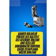 Dokunmatik Kontrol Tws Kablosuz Kulaklık Hi-fi Stereo Bluetooth Kulaklık