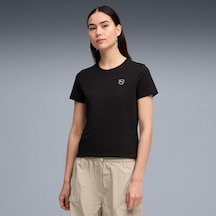 Puma Ess Elevated Tk Kadın Siyah T-shirt 695708