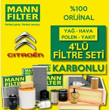 Citroen C4 Cactus 1.6 E-Hdi Mann-Filter Filtre Bakım Seti 2014-20