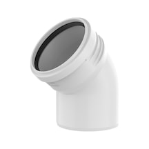 125-45 Mm Yeni Pvc Residence Açık Dirsek