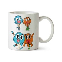 Gumball Cartoon Network Çizgi Film Animasyon Baskılı Kupa Bardak Beyaz