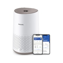 Philips 600 Serisi Hava Temizleme Cihazı, Alerjisi Olanlar İçin Ultra Sessiz Ve Enerji Tasarruflu, Hepa Filtre Kirleticilerin %99,97'sini Giderir, 44 M²'ye Kadar Odalar İçin, Uygulama Kontrollü, Beyaz Ac0650/10