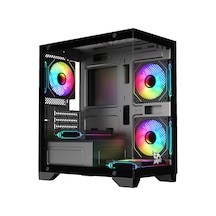 Gameagle 750w + 80 Bronze Power 5 Argb Fanlı Mini Akvaryum Kasa