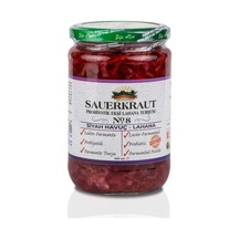 Sauerkraut Ekşi Lahana Turşusu No8 Siyah Havuçlu 660cc.