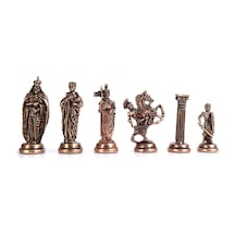 Satranç Taşı İsteyene Gifthome Büyük Metal Antik İng