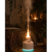 Led Işıklı Vintage Hava Nemlendirici Aromaterapi Difüzörü Usb Şarjlı Mh-hs6097-2501