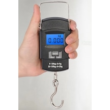 Markafox Wh50 0.10\50 Kg El Poşet Bavul Tartısı El Kantarı El Tartısı Lcd Ekranlı Kilogram Ölçme Terazisi