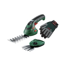 Home And Garden 060083310c Isio Batarya Çim Düzeltici Seti 3,6 Volt, Bıçak Uzunluğu 12 Cm, Bıçak Aralığı 8 Mm, Xl Bahçe Eldivenleri Dahil - Amazon Edition