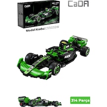 Cada Sauber F1 Formula Aracı 1/24 Scale -c55032w 314 Parça Oyuncak Yapım Seti