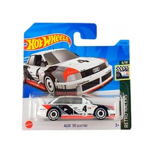 Hot Wheels Audi '90 Quattro - Retro Racers Beyaz 1/64 Diecast Model Araba Çok Renkli