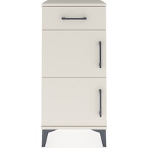 Arges Komodin Tek Raflı Tek Çekmeceli 2 Kapaklı 44x30x96 Aytaşı-aytaşı Aytası