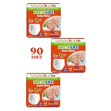 Netkal Freshlife Külot Xlarge Hasta Bezi 3 Paket 90 Adet