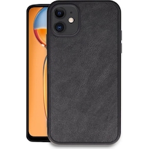 Apple iPhone Uyumlu,  11 Kılıf Aras Deri Kapak - Siyah
