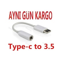 Type C To 3.5Mm Kulaklık Çevirici 4417A Dönüştürücü Adaptör Ses