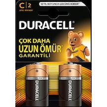 Pil Orta Alkalin C Duracell C2 2Li