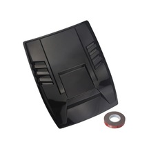 Xuweiwei Black 1 Parça Araç Motor Kapağı Hava Girişi Örtüsü Modifiye Ve Dekorasyon Aksesuarı