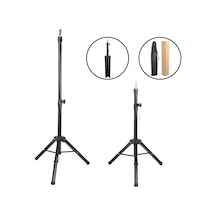 Kuaför Eğitim Mankeni İçin Metal Tripod / Siyah + Taşıma Çantası - Msbu-713990 Karışık - Çok Renkli