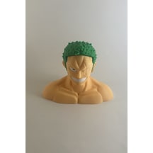 Kazanova Design Zoro Büst Figür One Piece Anime Pla Masaüstü Dekoratif Büyük Boy