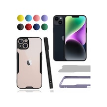 Apple Uyumlu iPhone 14 Kılıf Platin Matte Silikon Arka Kapak