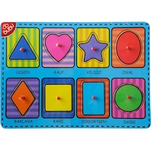 Bubu Ahşap Puzzle Şekiller 30X21,5X0,8 Cm